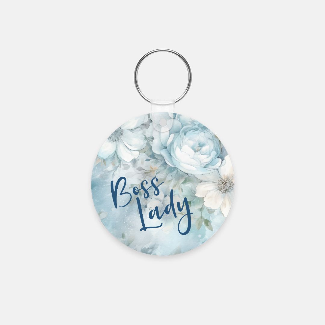 Key Chain (Round) - Boss Lady Classy 03