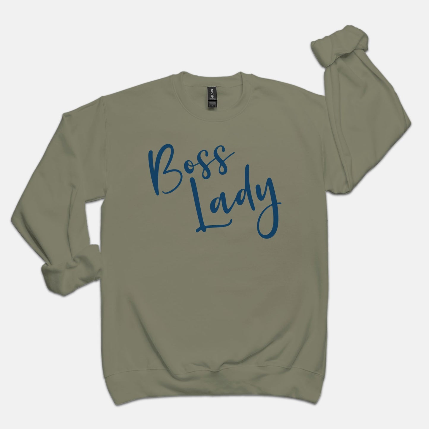 Unisex Crew Neck Sweatshirt Gildan - Boss Lady Classy