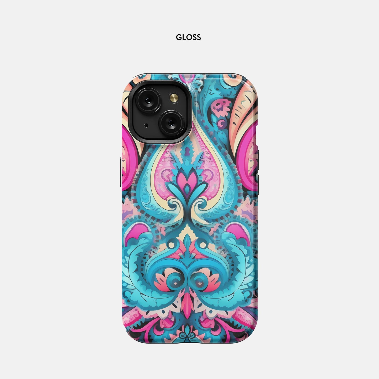 iPhone 15 Tough Case - Colorful Design