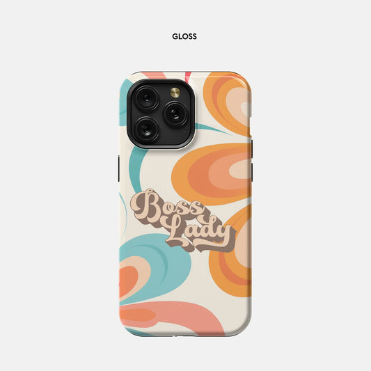 iPhone 15 Pro Max Tough Case - Boss Lady Retro Flower