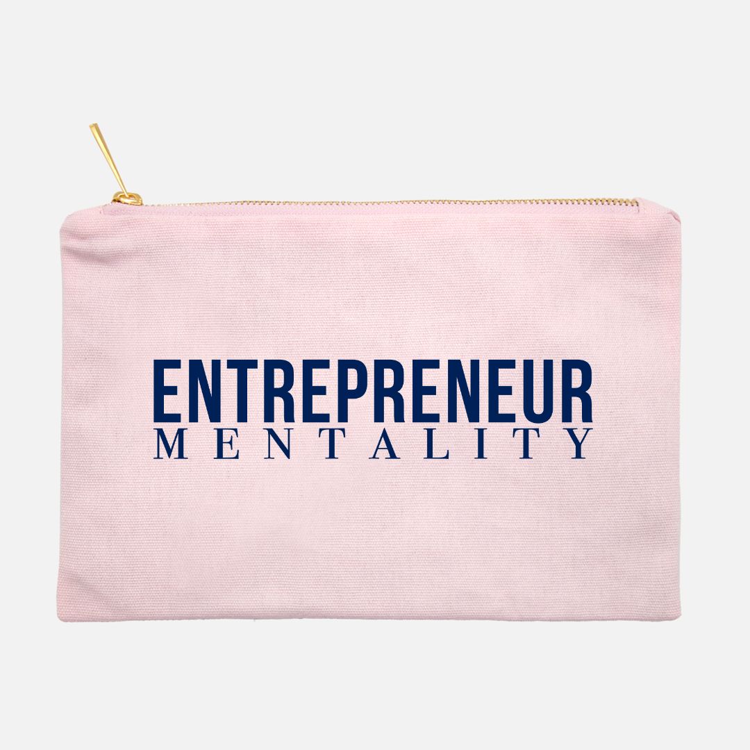 Elevate your organization with our Canvas Zipper Bag - Entrepreneur Mentality from Designs On The Go. Perfect for storing essentials, this stylish and durable bag reflects your entrepreneurial spirit. Ideal for travel, work, or everyday use, it keeps your items secure and easily accessible.