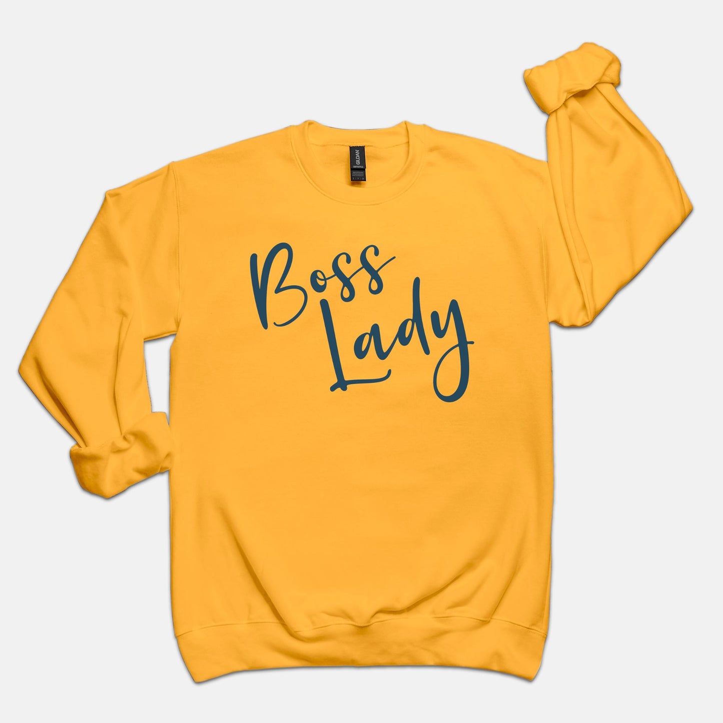 Unisex Crew Neck Sweatshirt Gildan - Boss Lady Classy