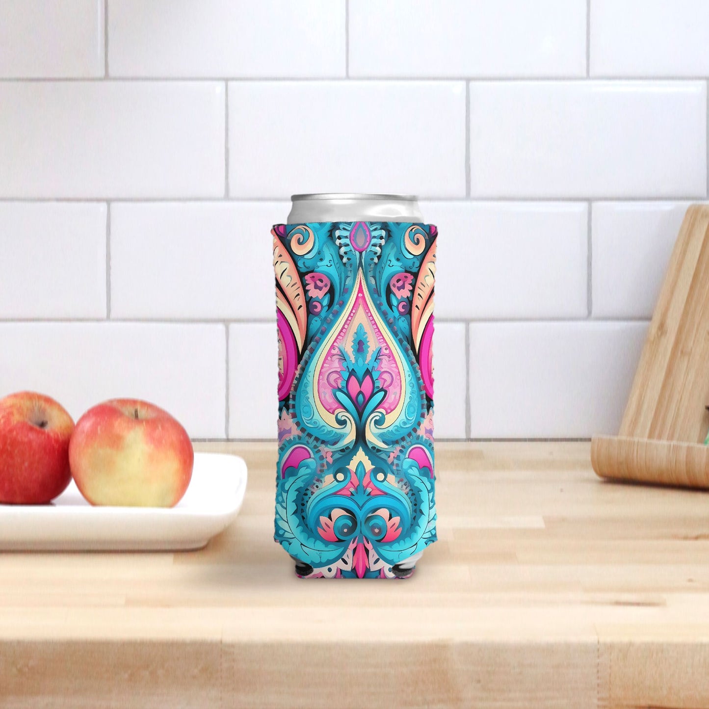 Slim Can Cooler - Colorful Design