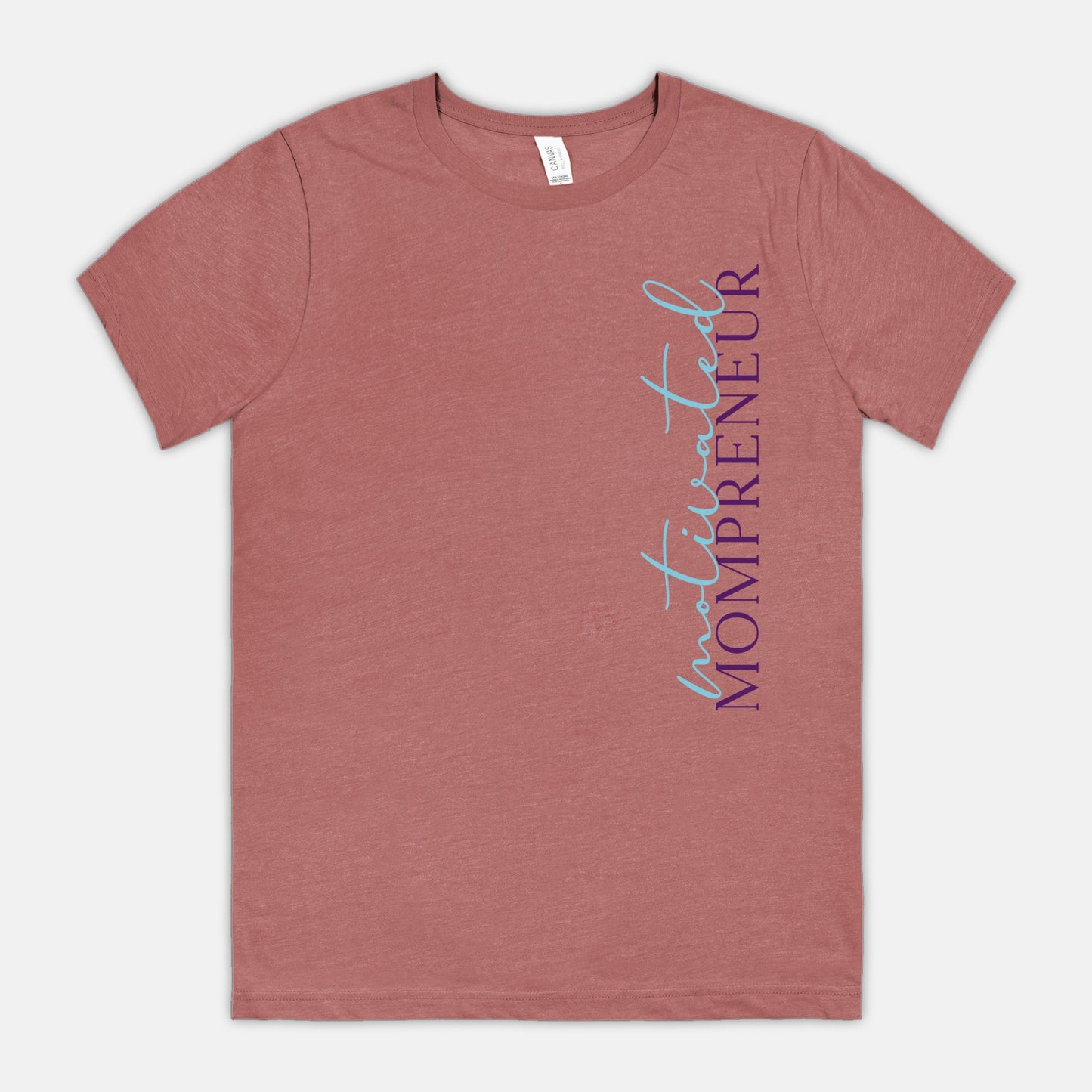 Elevate your entrepreneurial journey with Bella Canvas Unisex Tee 3001CVC - Motivated Mompreneur, from Designs On The Go. Showcase your drive and style effortlessly with this comfortable and inspiring design, perfect for the dedicated mompreneur.