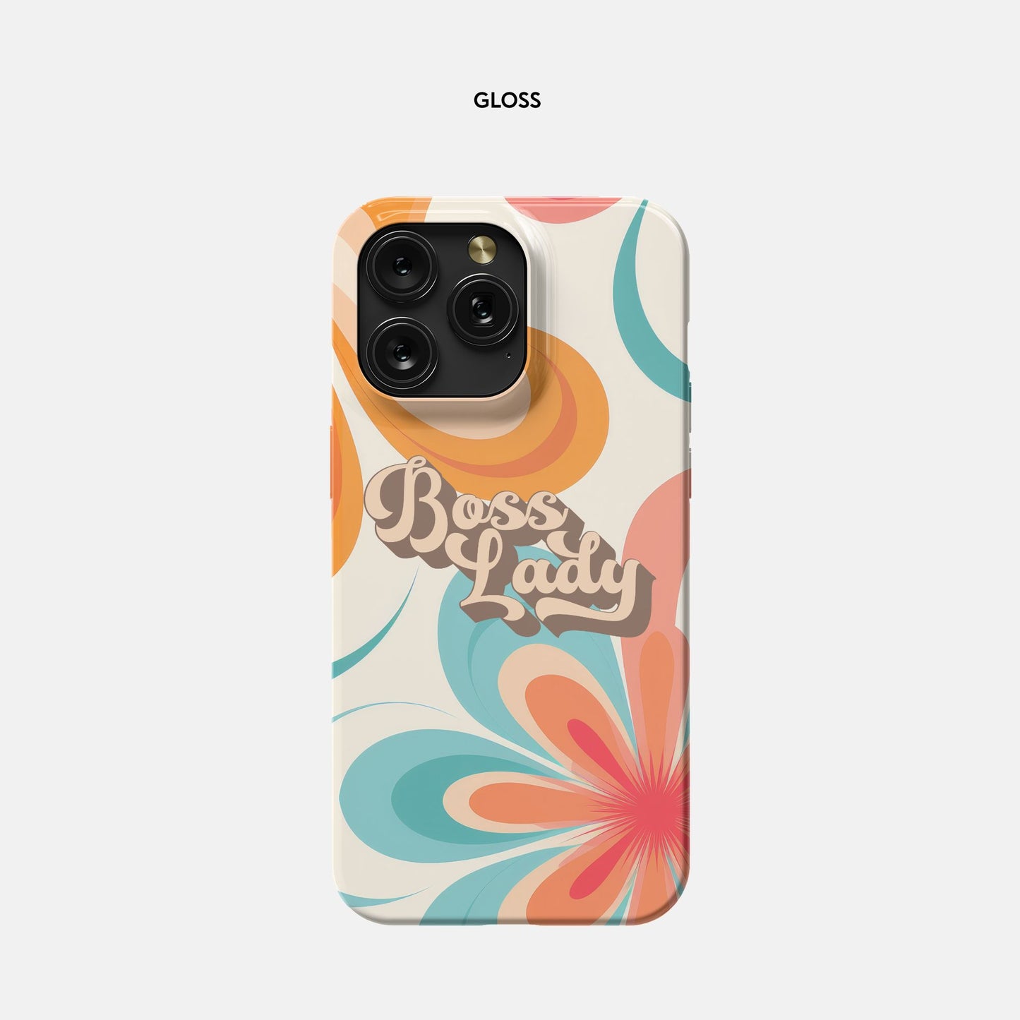 iPhone 15 Pro Max Slim Case - Boss Lady Retro Flower