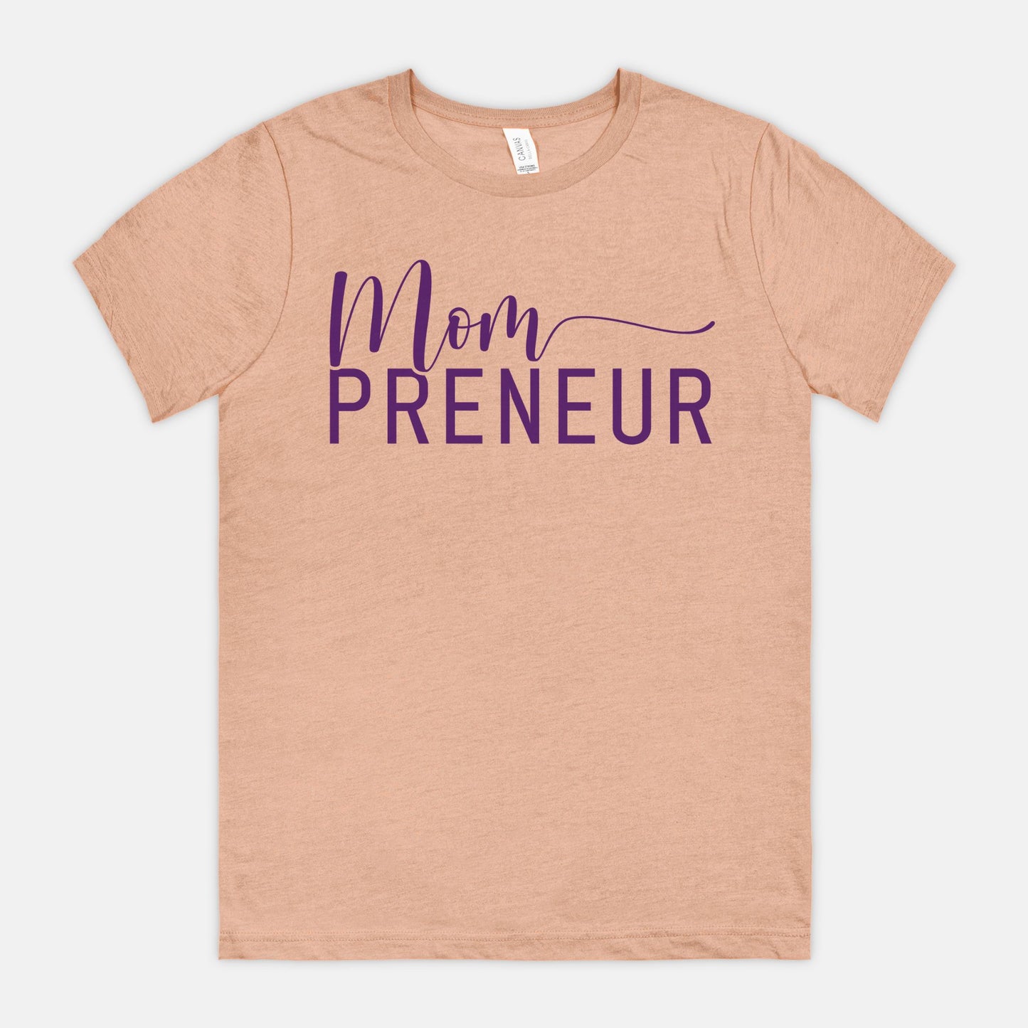 Celebrate mompreneurship with Bella Canvas Unisex Tee 3001CVC - Mompreneur, from Designs On The Go. Elevate your style and business spirit with this comfortable, chic design that honors the dedication and hustle of entrepreneurial moms.