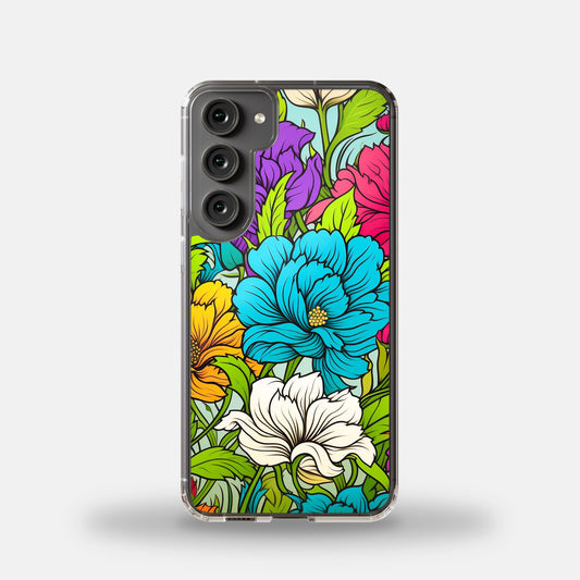 Samsung Galaxy S23 Plus Clear Case - Blooming Bright