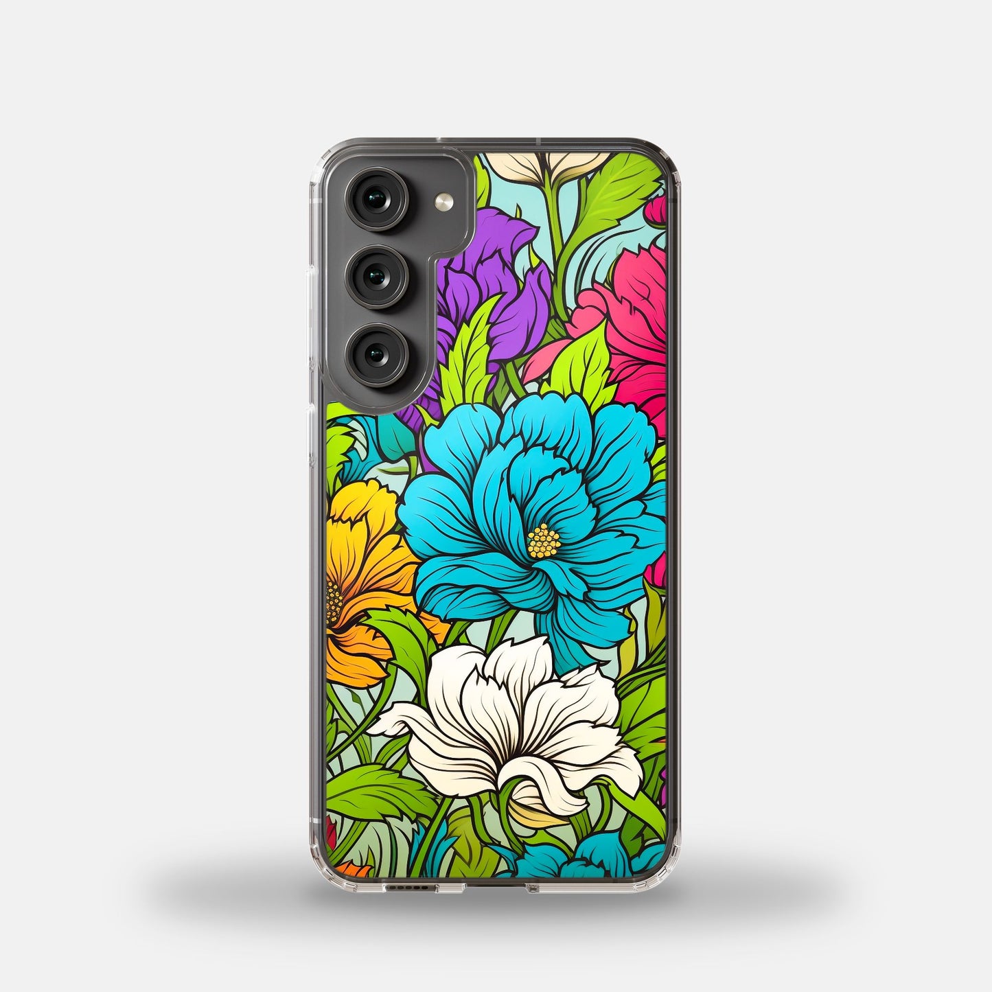 Samsung Galaxy S23 Plus Clear Case - Blooming Bright