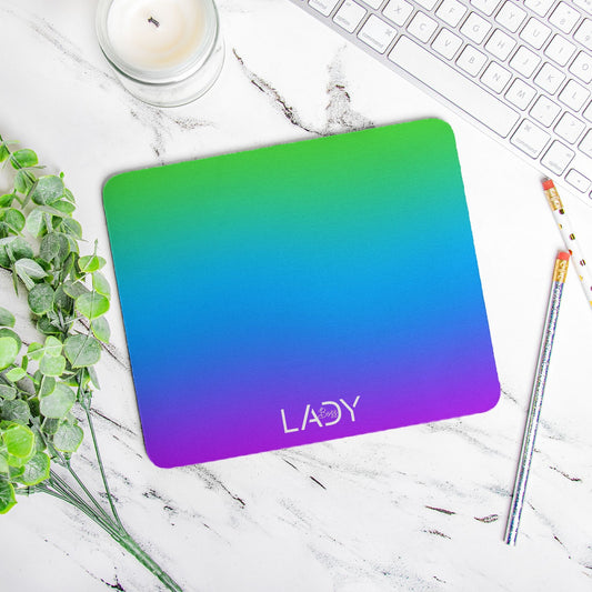 Mouse Pad (Rectangle) - Boss Lady Modern TriColor