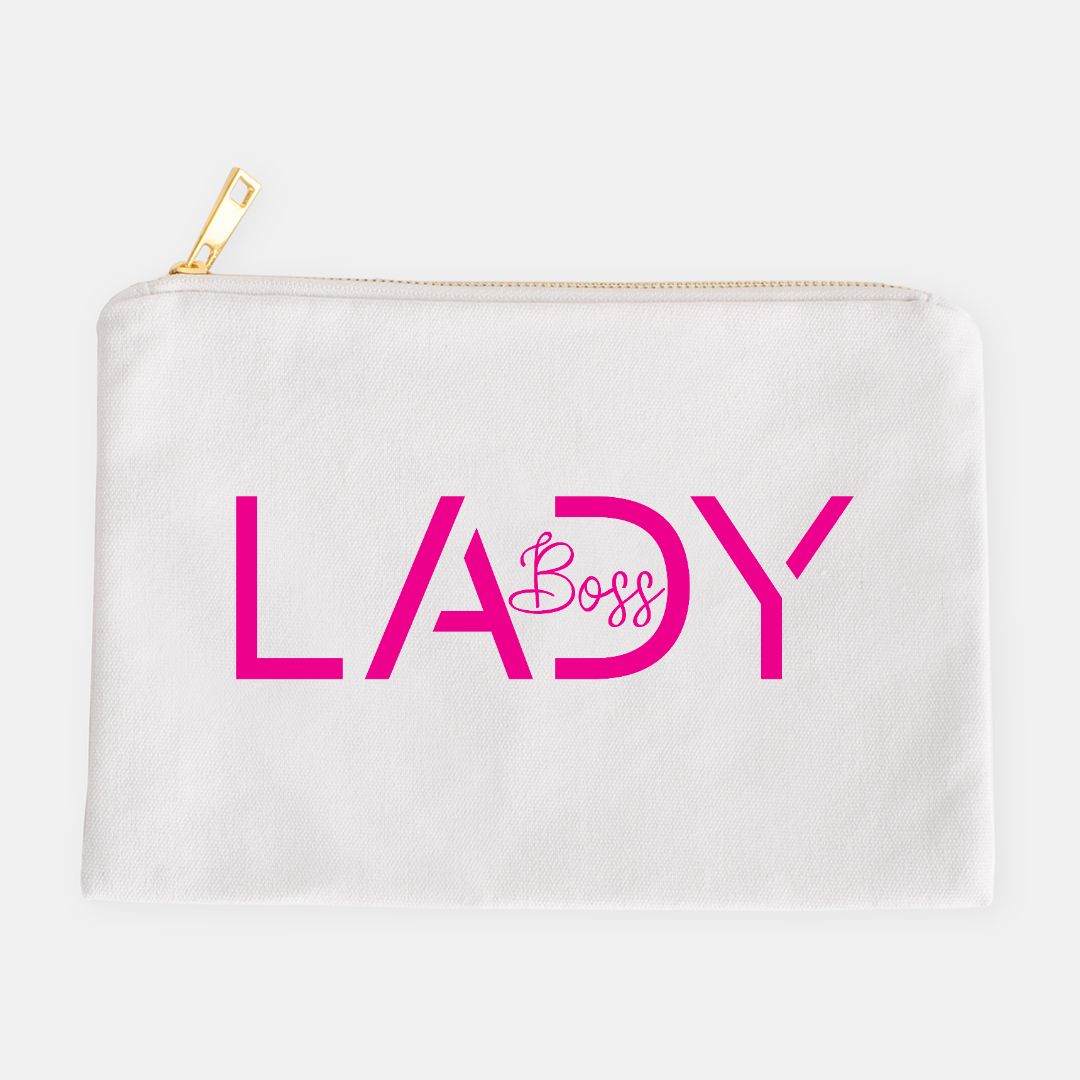 Zipper Canvas Bag - Boss Lady Modern