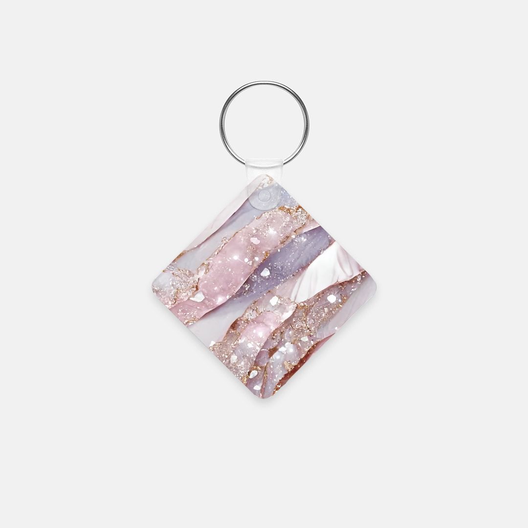 Key Chain (Square) - Stone Shine