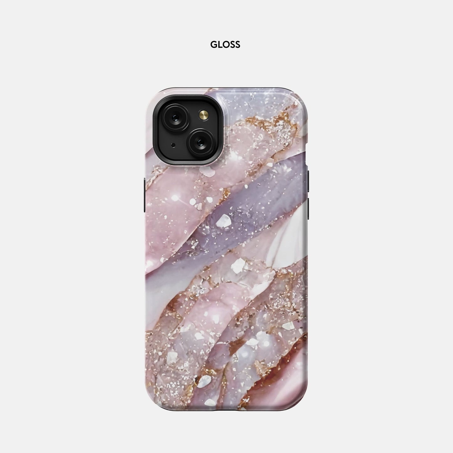 iPhone 15 Plus Tough Case - Stone Shine