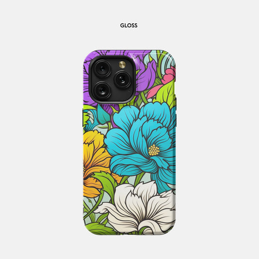 iPhone 15 Pro Max MagSafe Tough Case - Blooming Bright