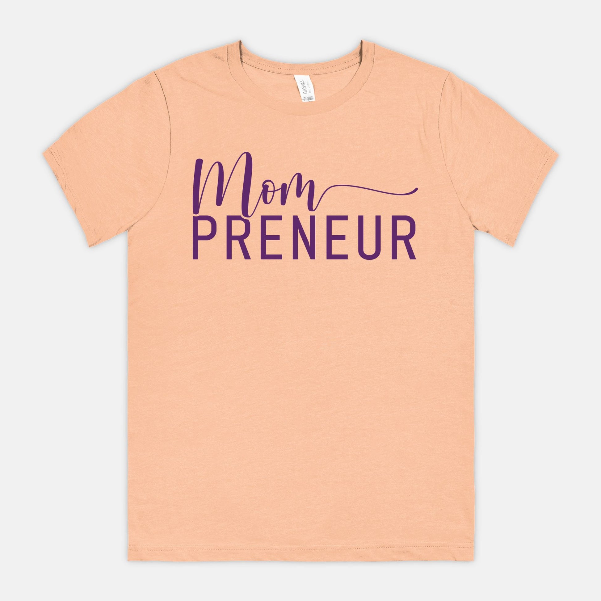 Celebrate mompreneurship with Bella Canvas Unisex Tee 3001CVC - Mompreneur, from Designs On The Go. Elevate your style and business spirit with this comfortable, chic design that honors the dedication and hustle of entrepreneurial moms.