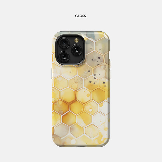 iPhone 15 Pro Max Tough Case - Beehive Splash