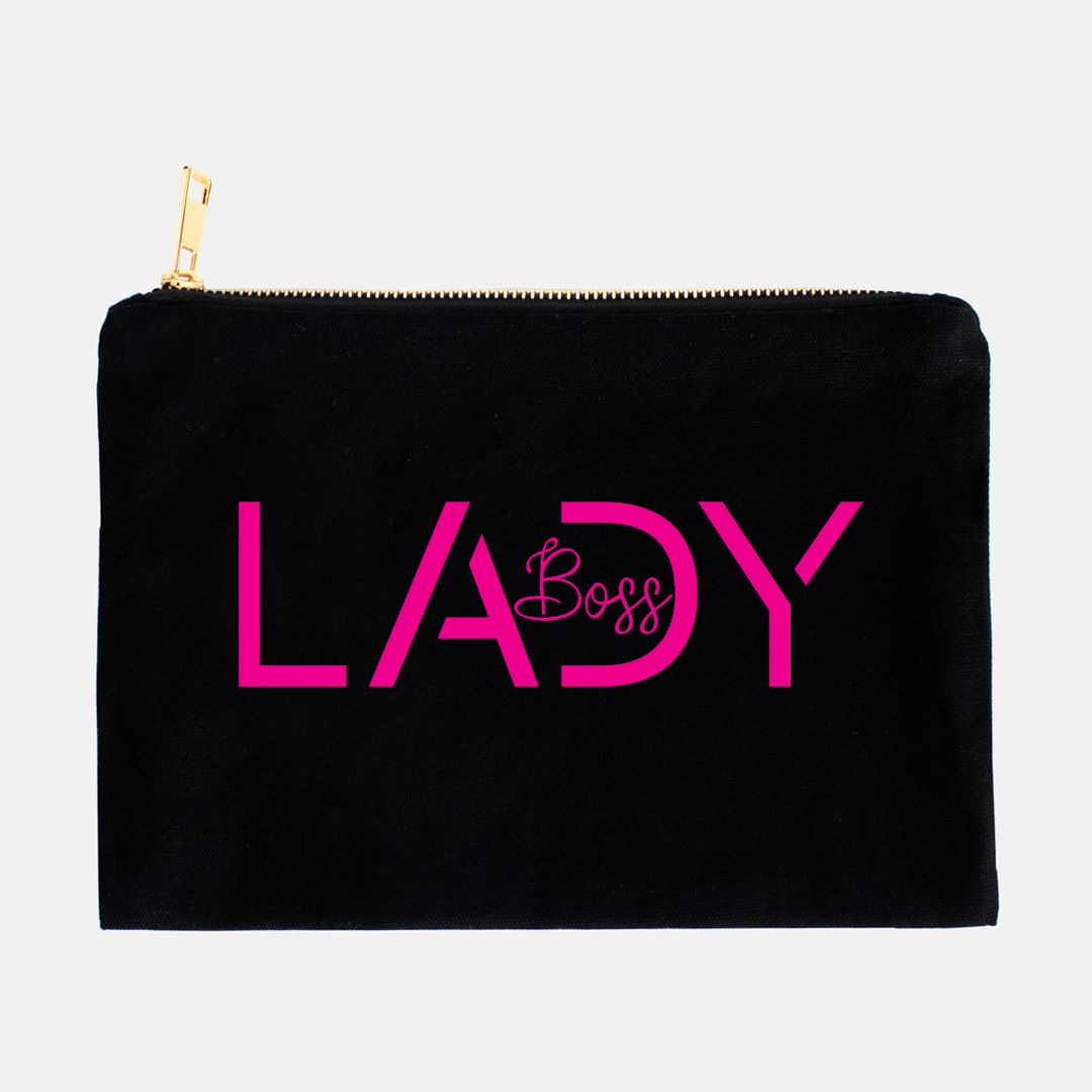 Zipper Canvas Bag - Boss Lady Modern