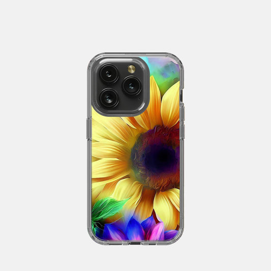 iPhone 15 Pro Clear Case - Sunflower Color