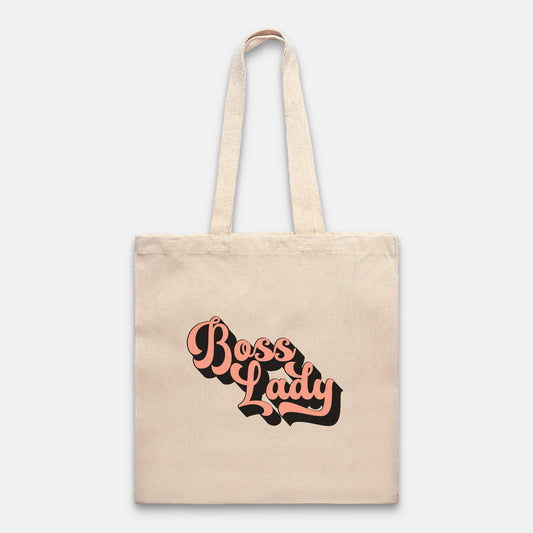 Tote Bag Heavy - Boss Lady Retro