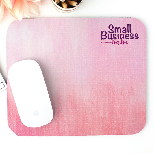 Mouse Pad (Rectangle) - Small Business Babe