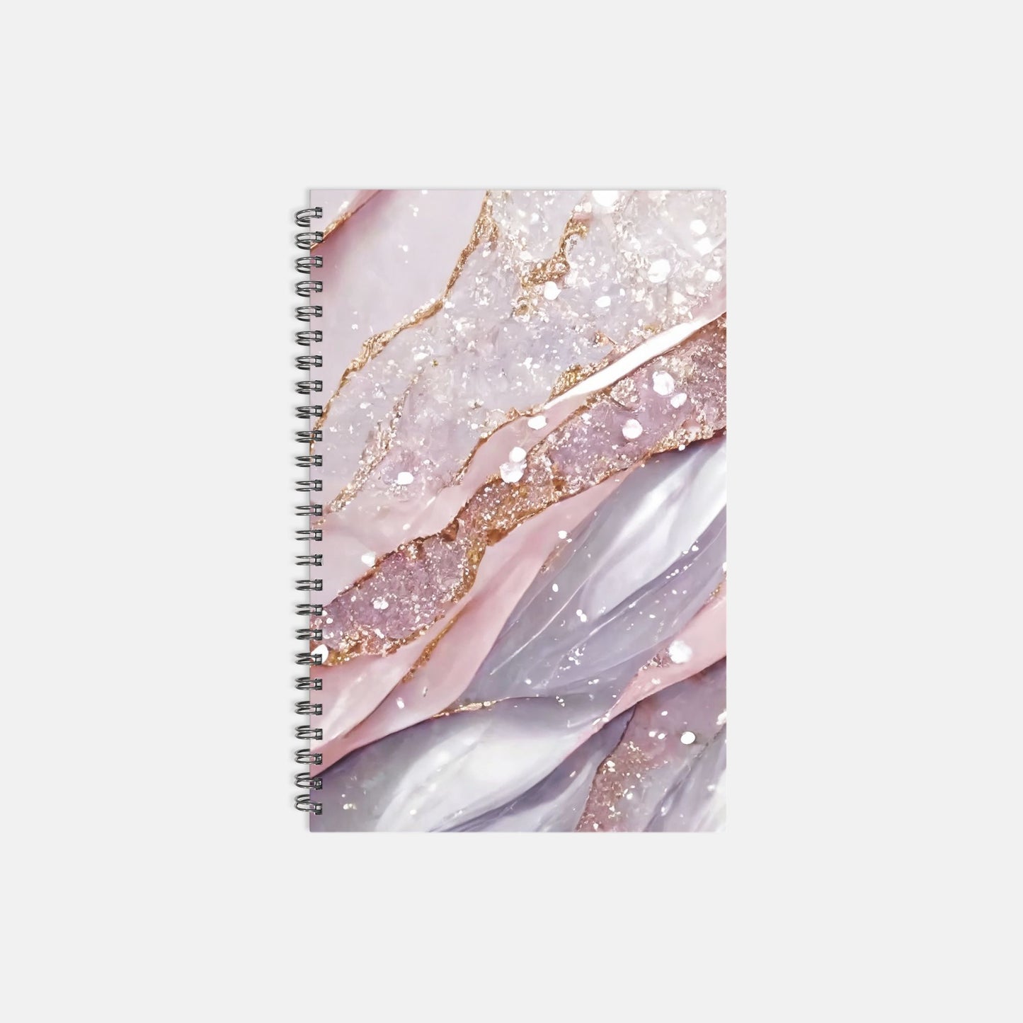 Planner Hardcover Spiral 5.5 x 8.5 - Glistening Stone