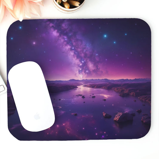 Mouse Pad (Rectangle) - Milky Way River