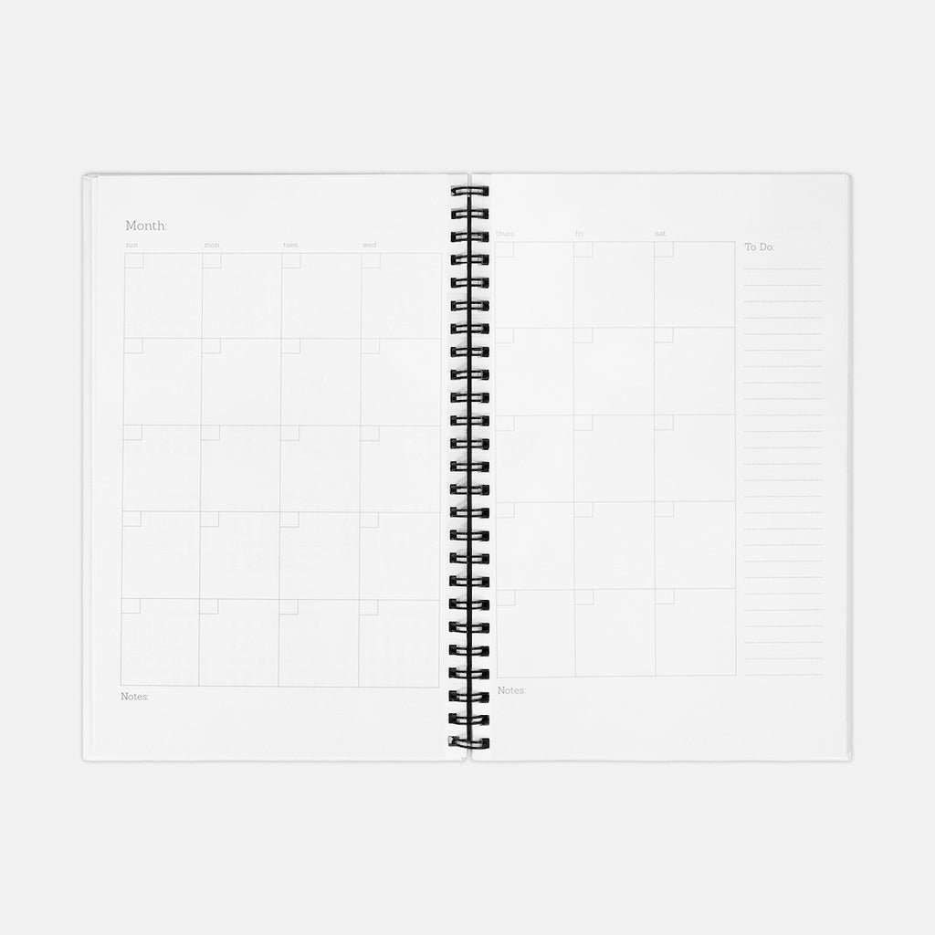 Planner Hardcover Spiral 8.5 x 11 - Boss Lady Classy 03