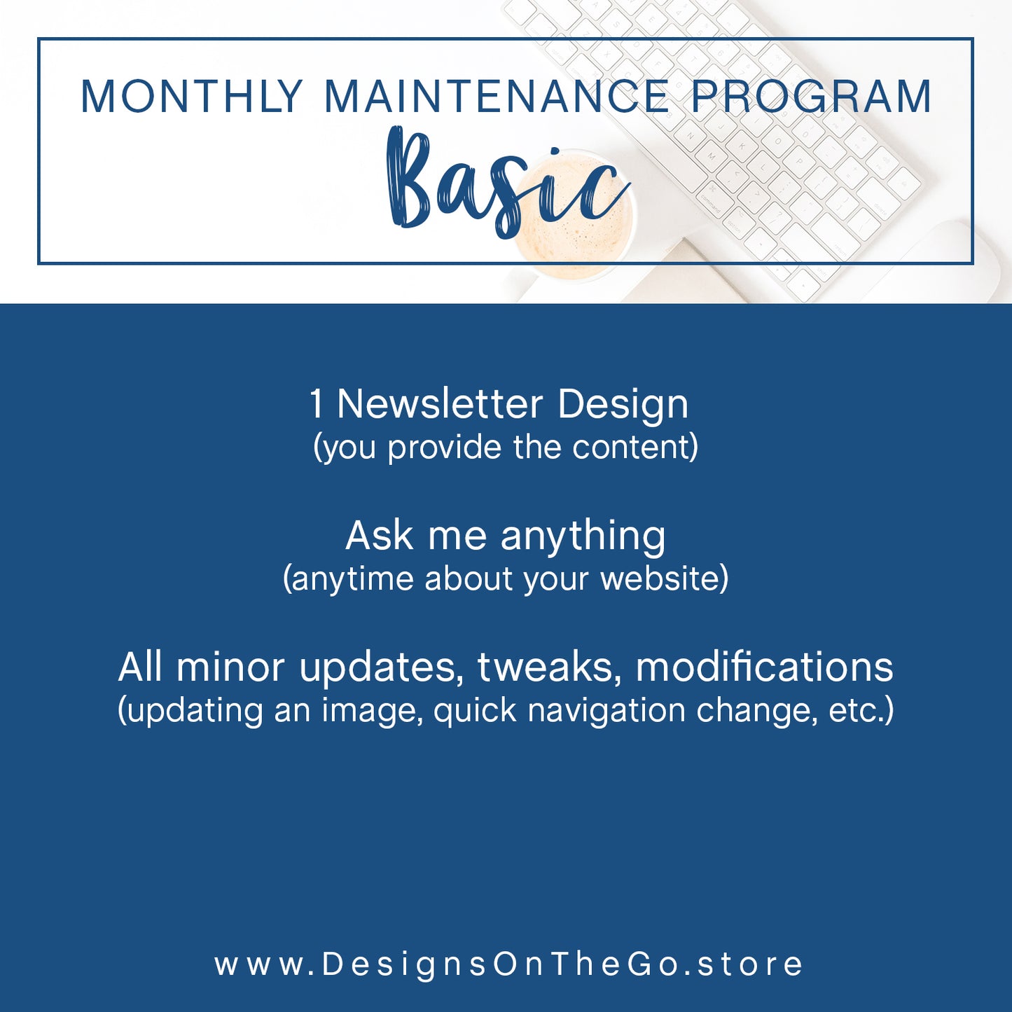Website Monthly Maintenance Basic