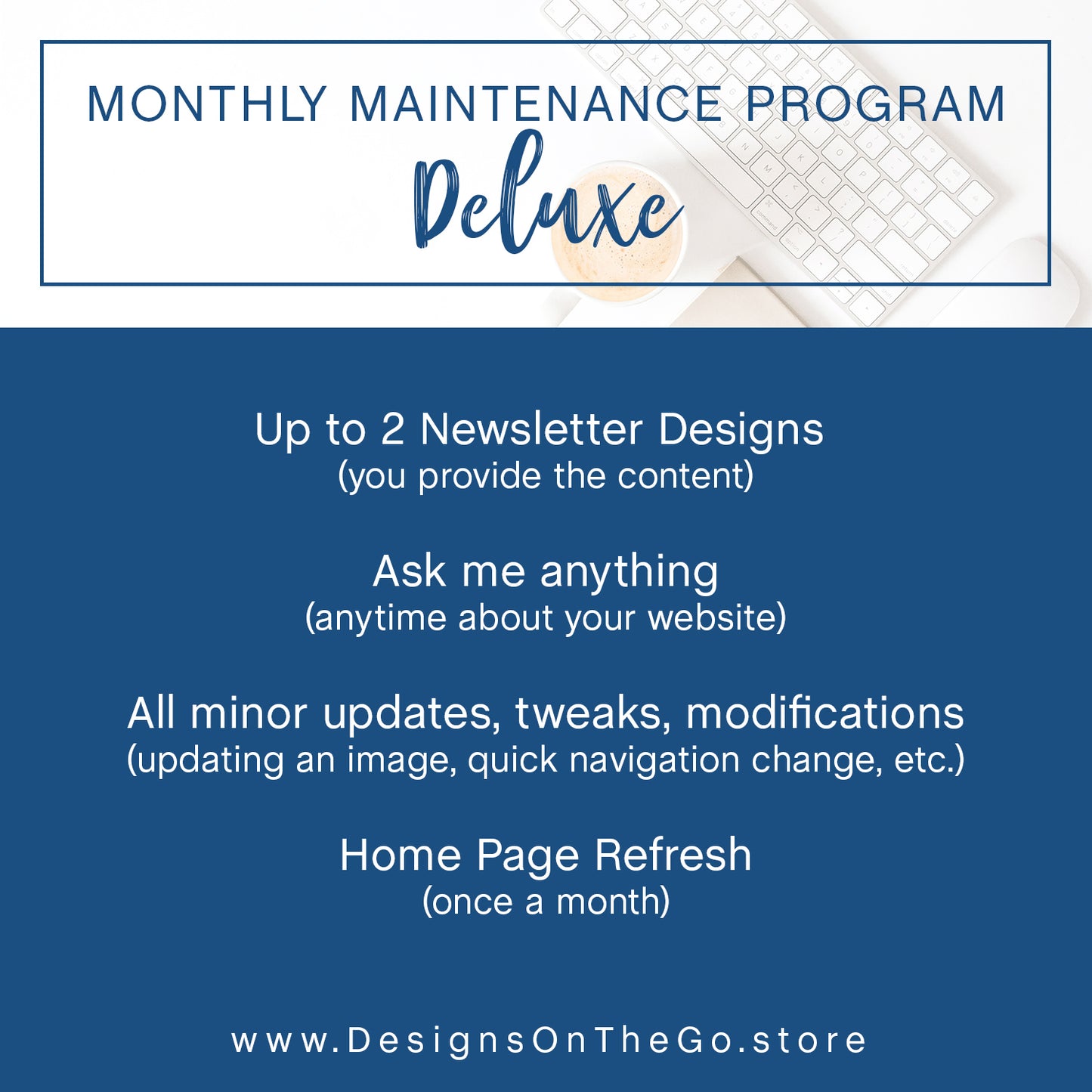 Website Monthly Maintenance Deluxe
