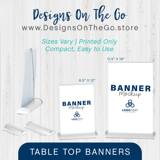 Table Top Banner