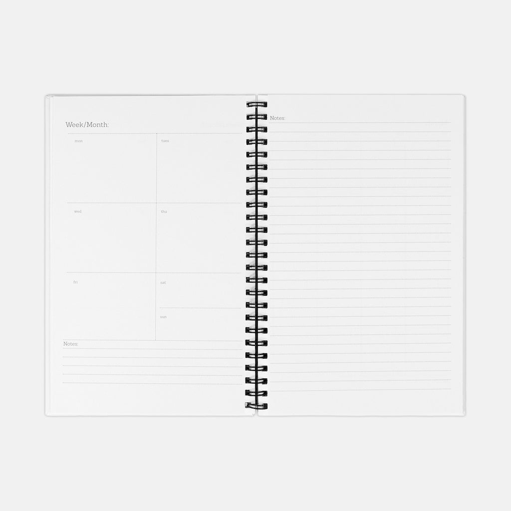 Planner Hardcover Spiral 5.5 x 8.5 - Small Business Babe