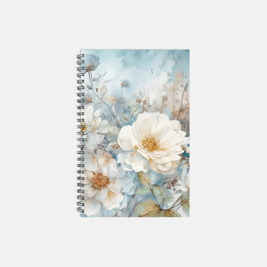 Notebook Softcover Spiral 5.5 x 8.5 - Vintage Blue