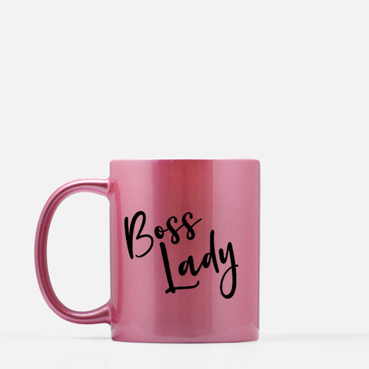 Mug 11oz. (Pink) - Boss Lady