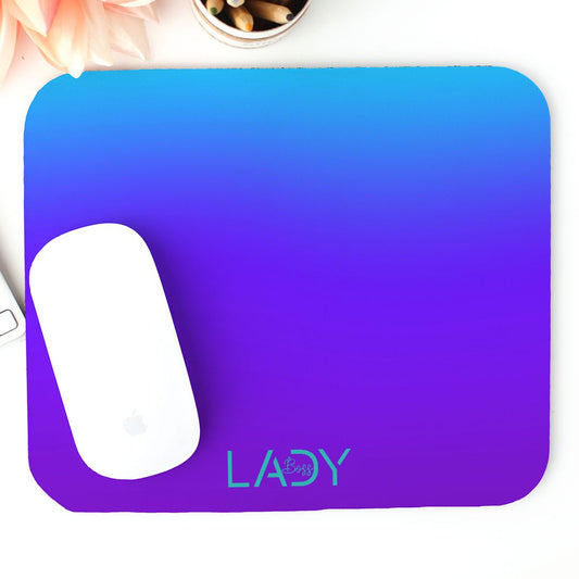 Mouse Pad (Rectangle) - Boss Lady Modern Purple