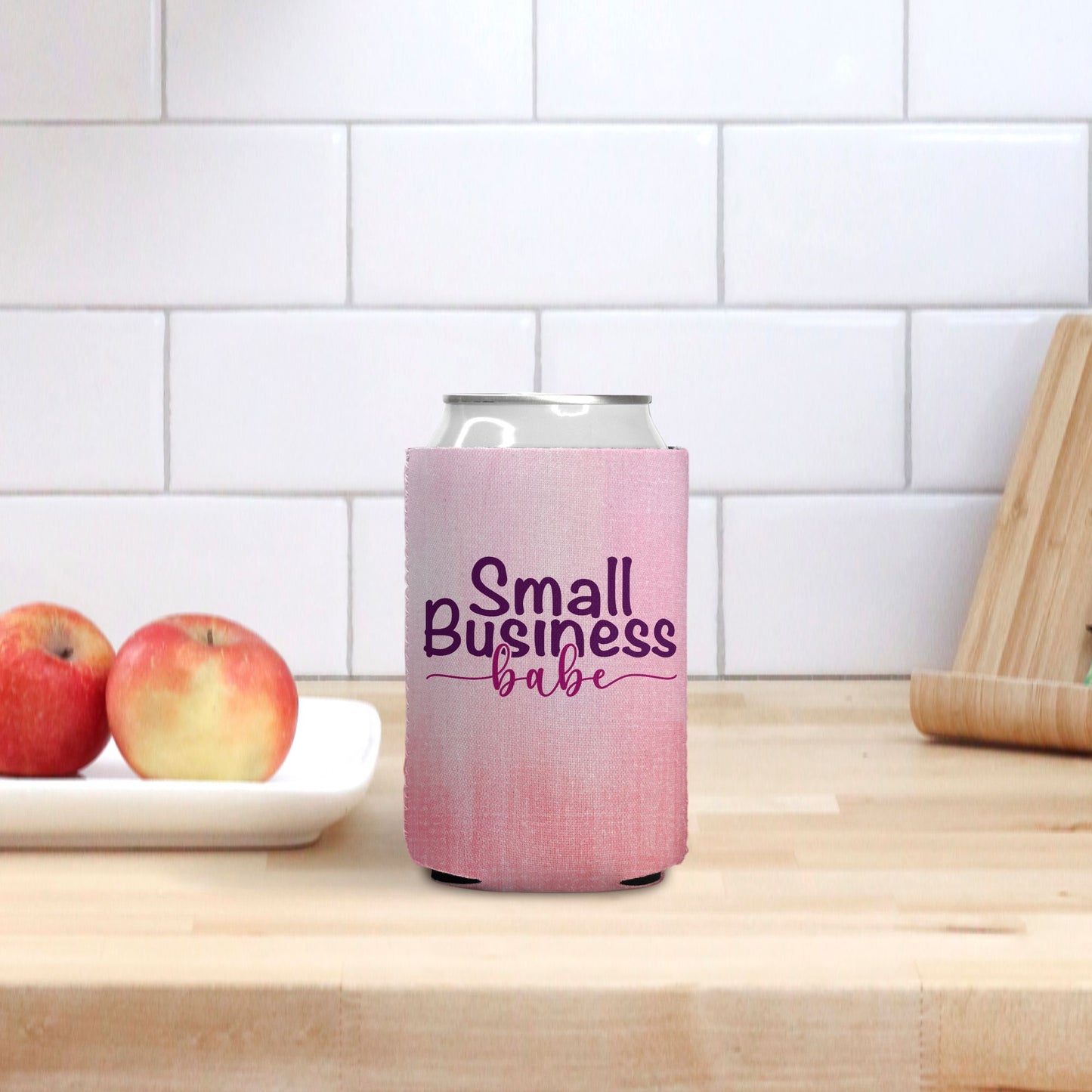 Elevate your drink game with our Can Cooler - Small Business Babe from Designs On The Go. Perfect for entrepreneurs and go-getters, this stylish cooler keeps your beverage chilled while showcasing your small business pride. Durable and trendy, it's a must-have for every business-savvy babe. Stay cool with Designs On The Go.