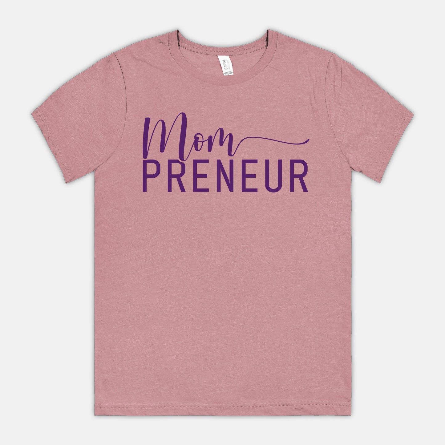 Celebrate mompreneurship with Bella Canvas Unisex Tee 3001CVC - Mompreneur, from Designs On The Go. Elevate your style and business spirit with this comfortable, chic design that honors the dedication and hustle of entrepreneurial moms.