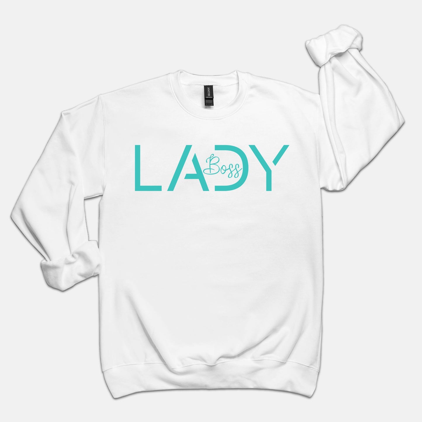 Unisex Crew Neck Sweatshirt Gildan - Boss Lady Modern