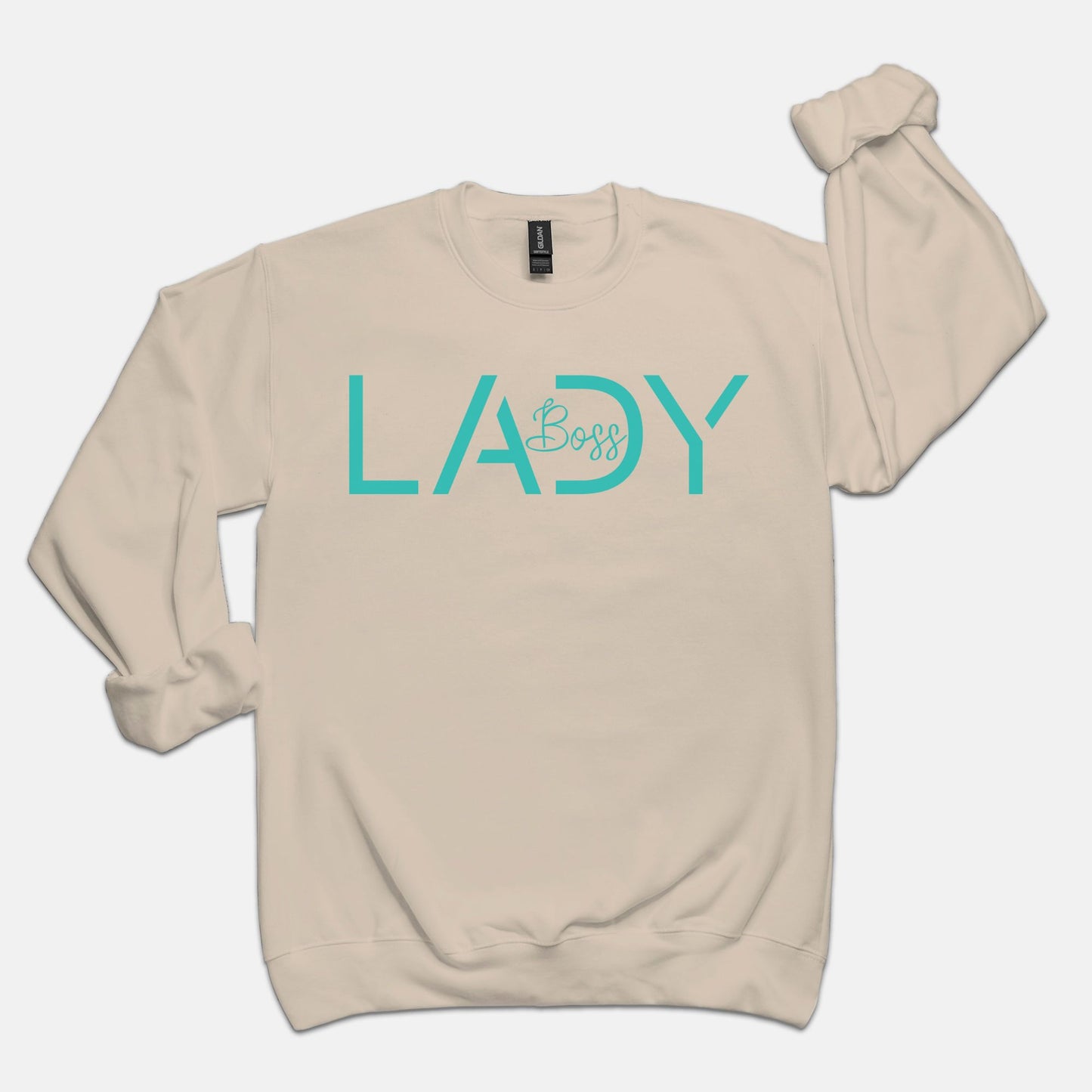 Unisex Crew Neck Sweatshirt Gildan - Boss Lady Modern