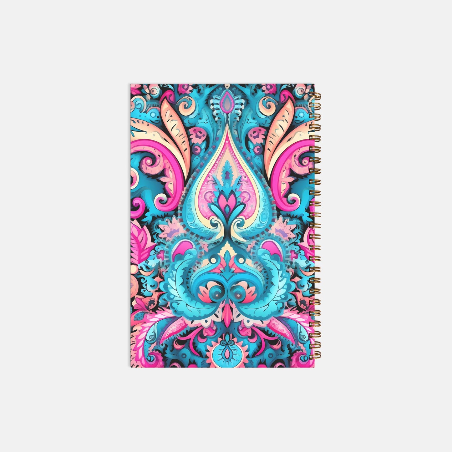 Notebook Softcover Spiral 5.5 x 8.5 - Colorful Design