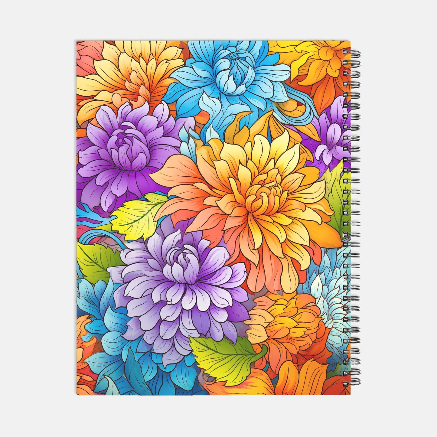 Notebook Softcover Spiral 8.5 x 11 - Golden Wonder