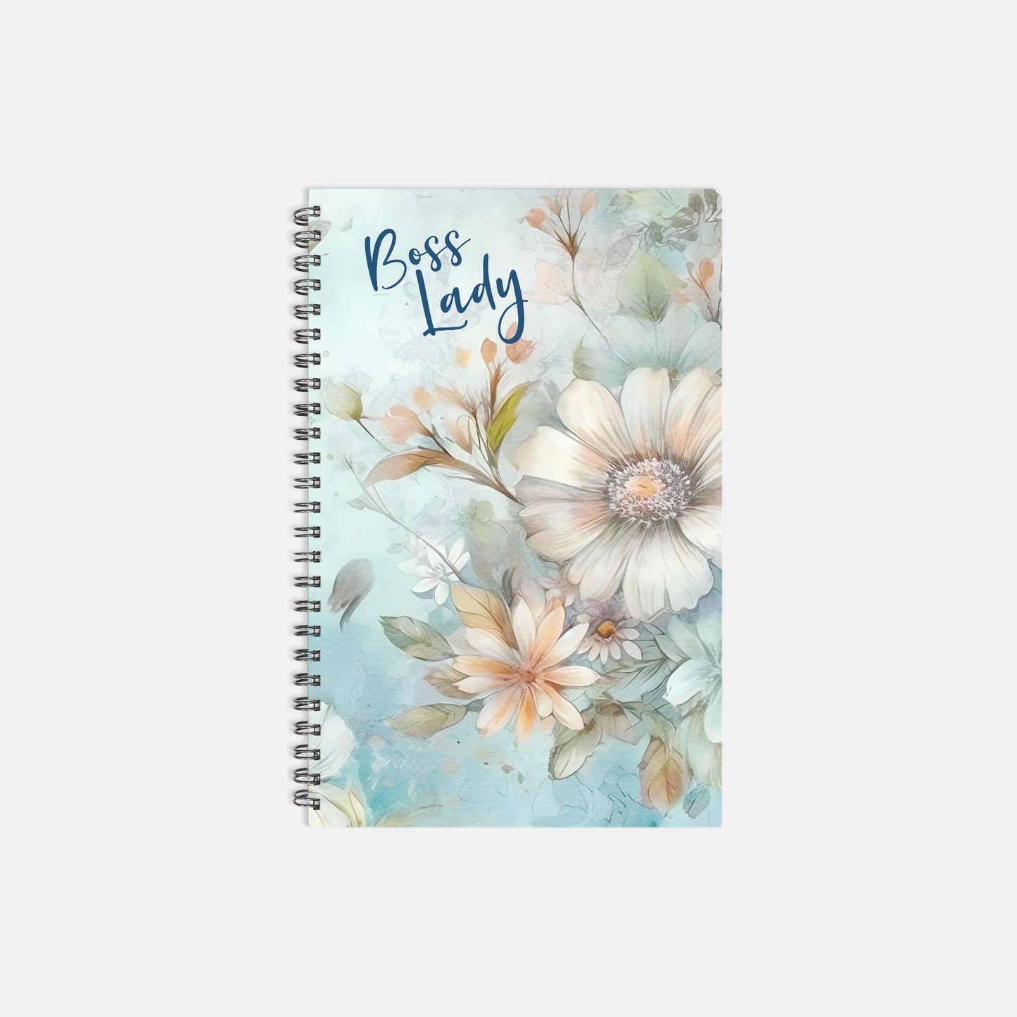 Planner Hardcover Spiral 5.5 x 8.5 - Boss lady Classy 02