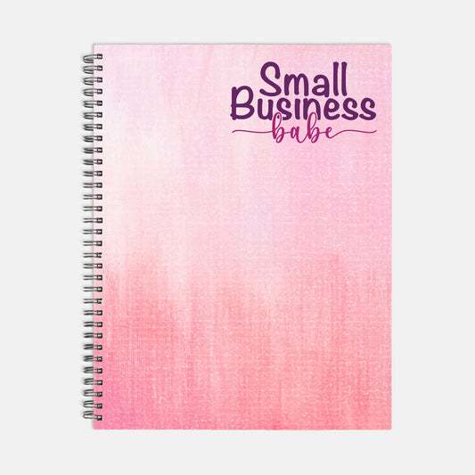 Notebook Softcover Spiral 8.5 x 11 - Small Business Babe