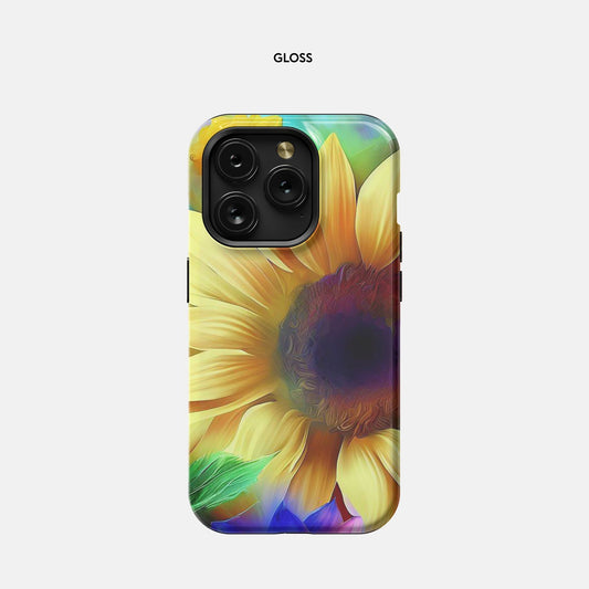 iPhone 15 Pro MagSafe Tough Case - Sunflower Color