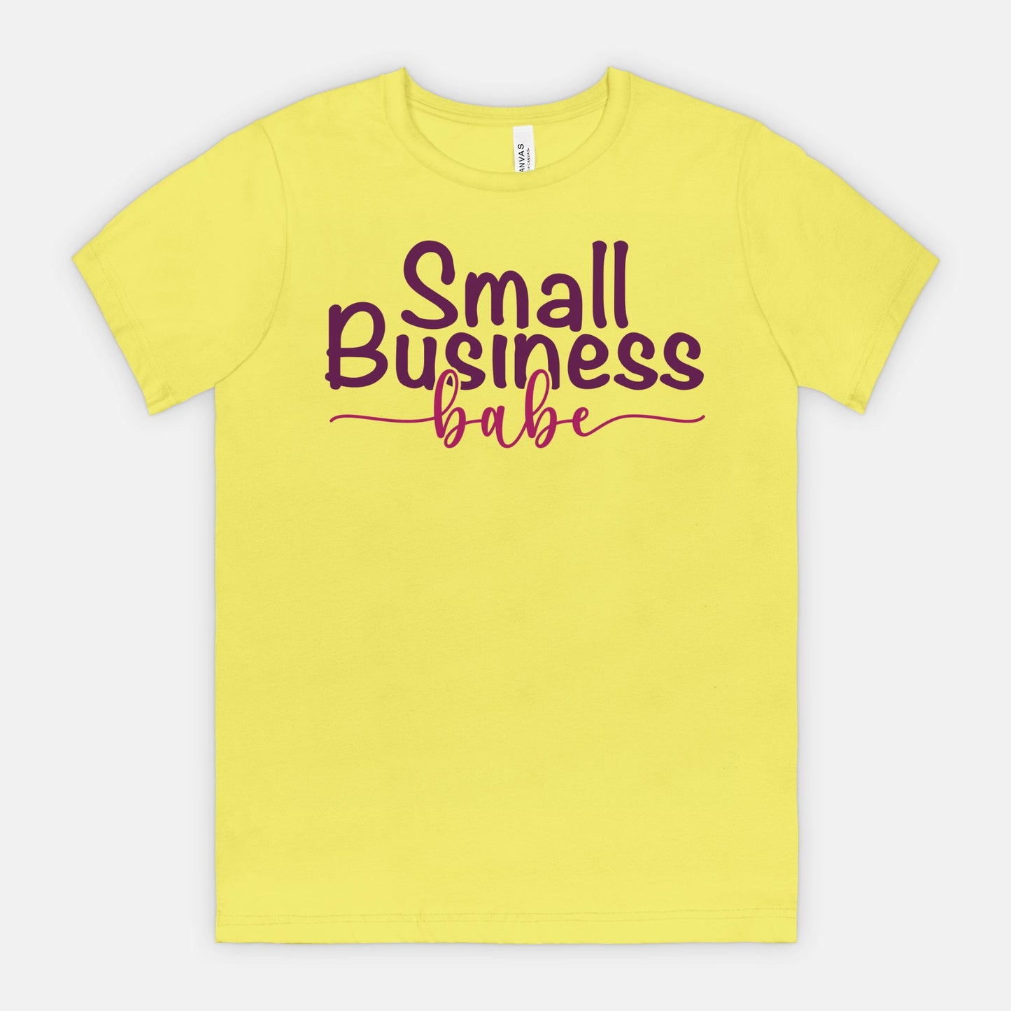 Celebrate your entrepreneurial journey with Bella Canvas Unisex Tee 3001 - Small Business Babe, from Designs On The Go. Elevate your style with this chic and comfortable tee, perfect for showcasing your pride as a small business owner.