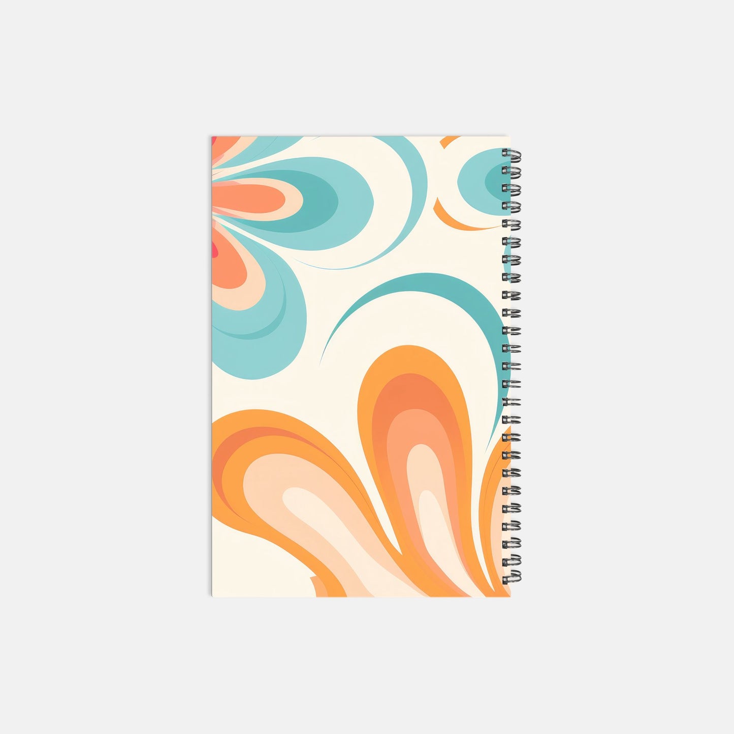 Planner Hardcover Spiral 5.5 x 8.5 - Boss Lady Retro Flower