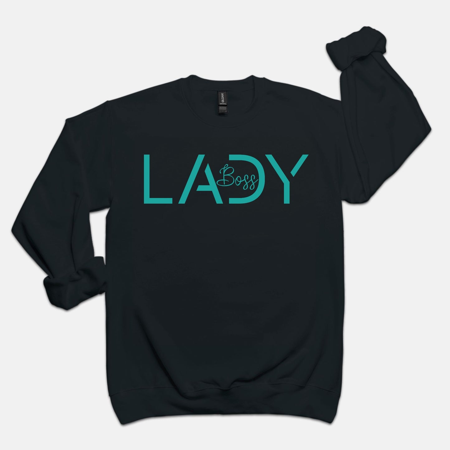 Unisex Crew Neck Sweatshirt Gildan - Boss Lady Modern