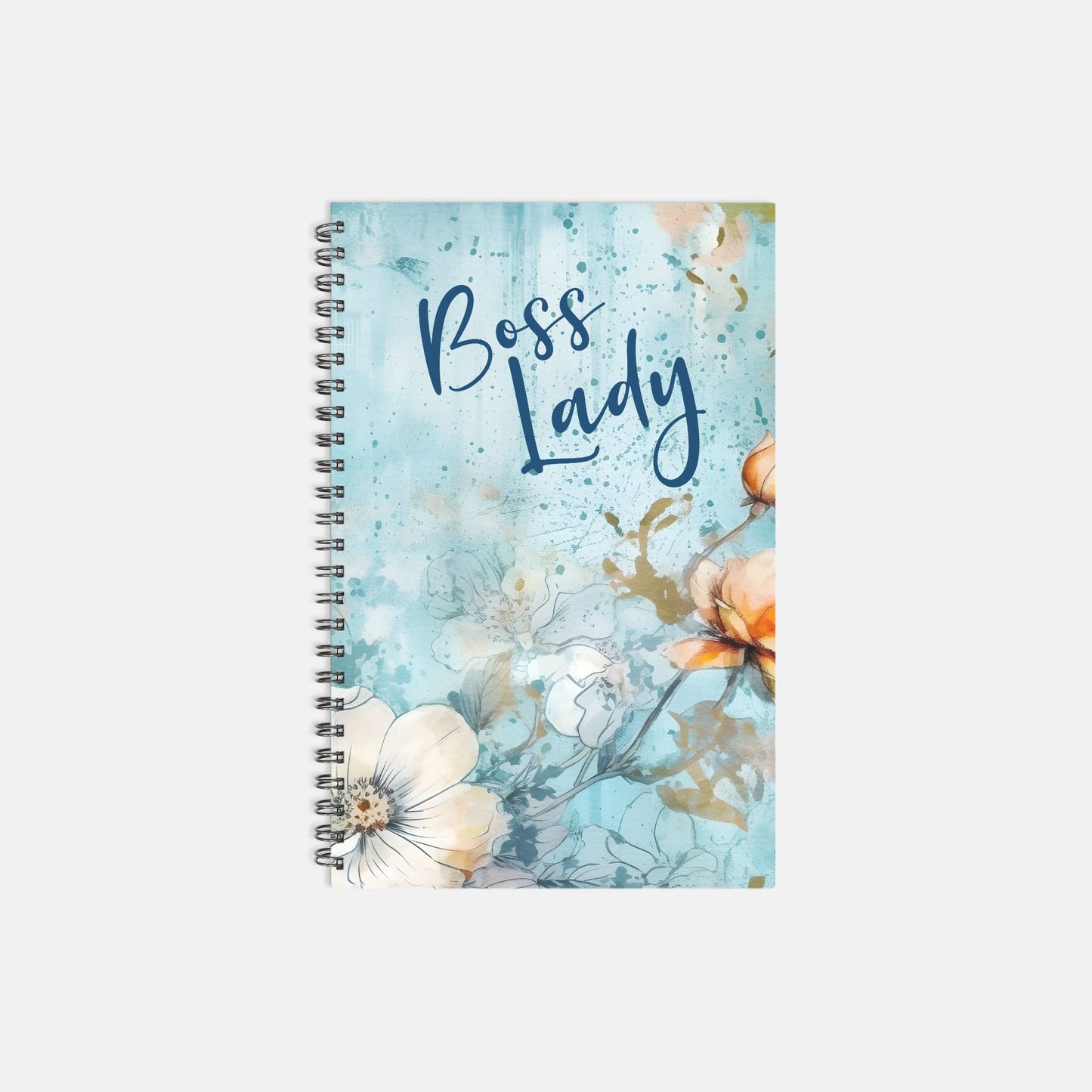 Planner Hardcover Spiral 5.5 x 8.5 - Boss lady Classy 01