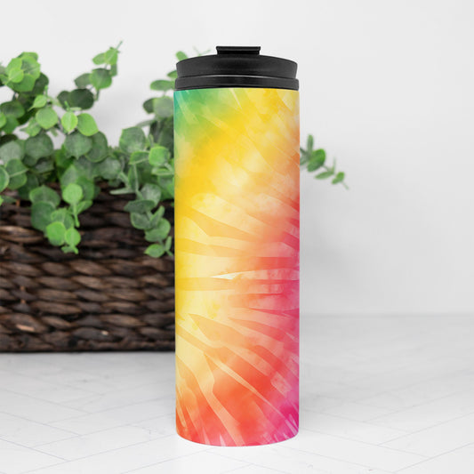 Thermal Tumbler 16 oz. - Rainbow Tie Dye