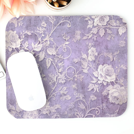 Mouse Pad (Rectangle) - Vintage Rose