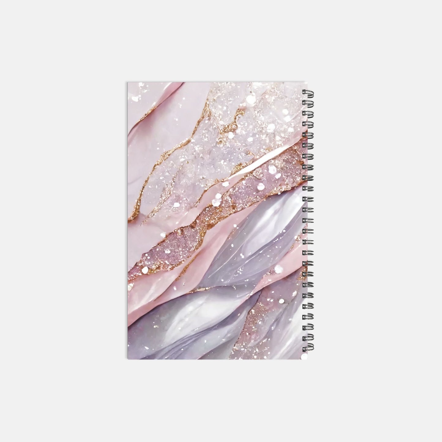 Notebook Softcover Spiral 5.5 x 8.5 - Glistening Stone