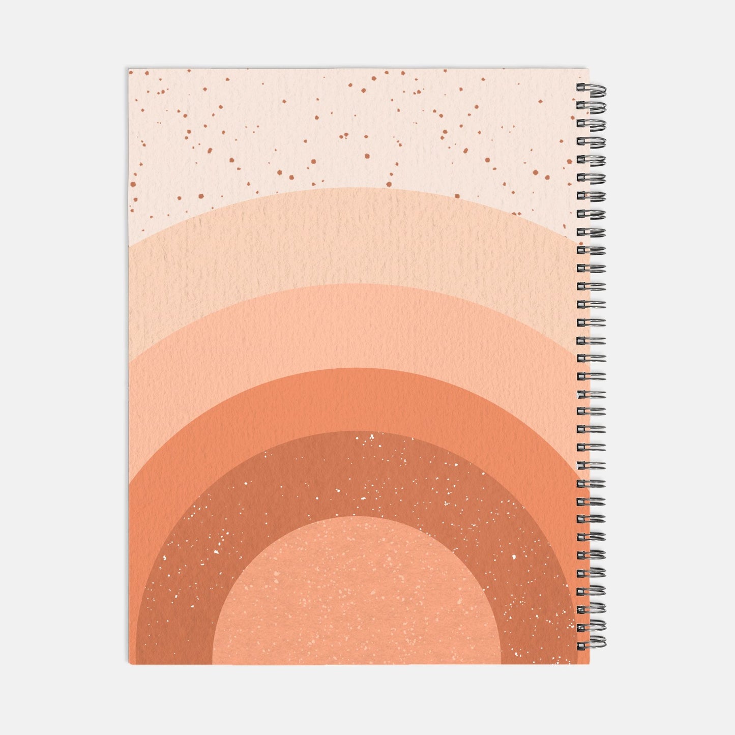 Notebook Softcover Spiral 8.5 x 11 - Boss Lady Retro Rainbow